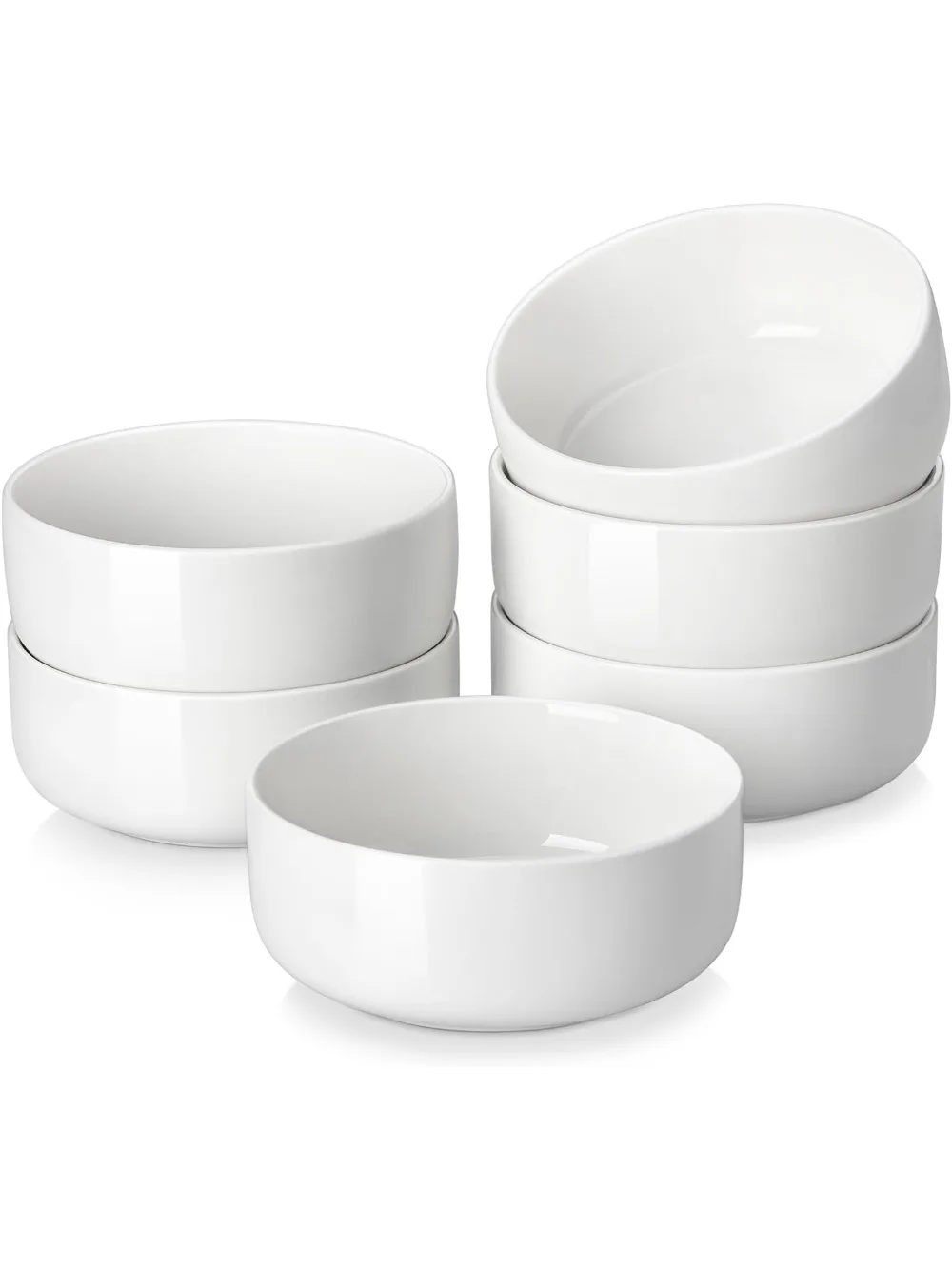 Набор из 6 фарфоровых мисок для хлопьев — 24 унции, белый (серия LUNA), сейф для микроволновой печи и духовки
Набор из 6 фарфоровых мисок для хлопьев — 24 унции, белый (серия LUNA), сейф для микроволновой печи и духовки