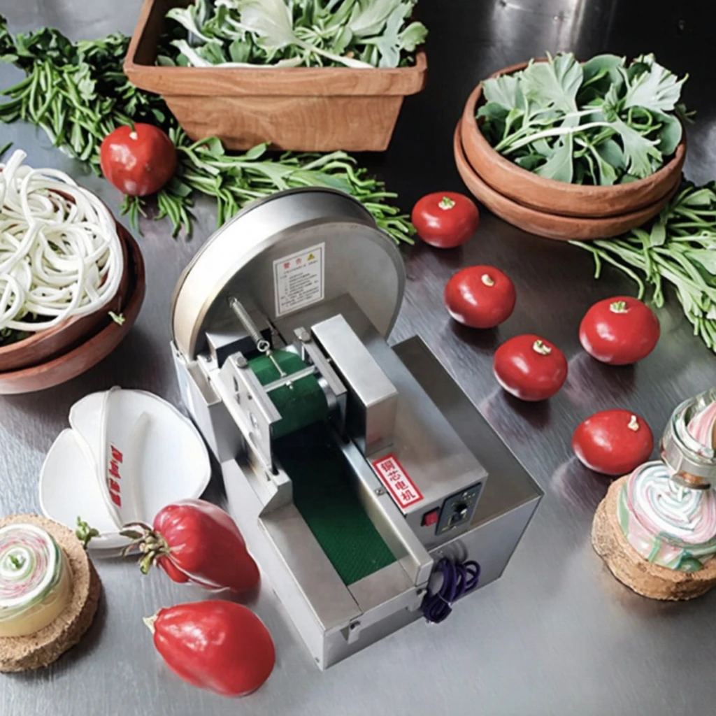 High Quality China Made Commercial Fruit and Vegetable Cutter Electric Carrot Cabbage Slicer Potato Chopper Chips Slicing
High Quality China Made Commercial Fruit and Vegetable Cutter Electric Carrot Cabbage Slicer Potato Chopper Chips Slicing