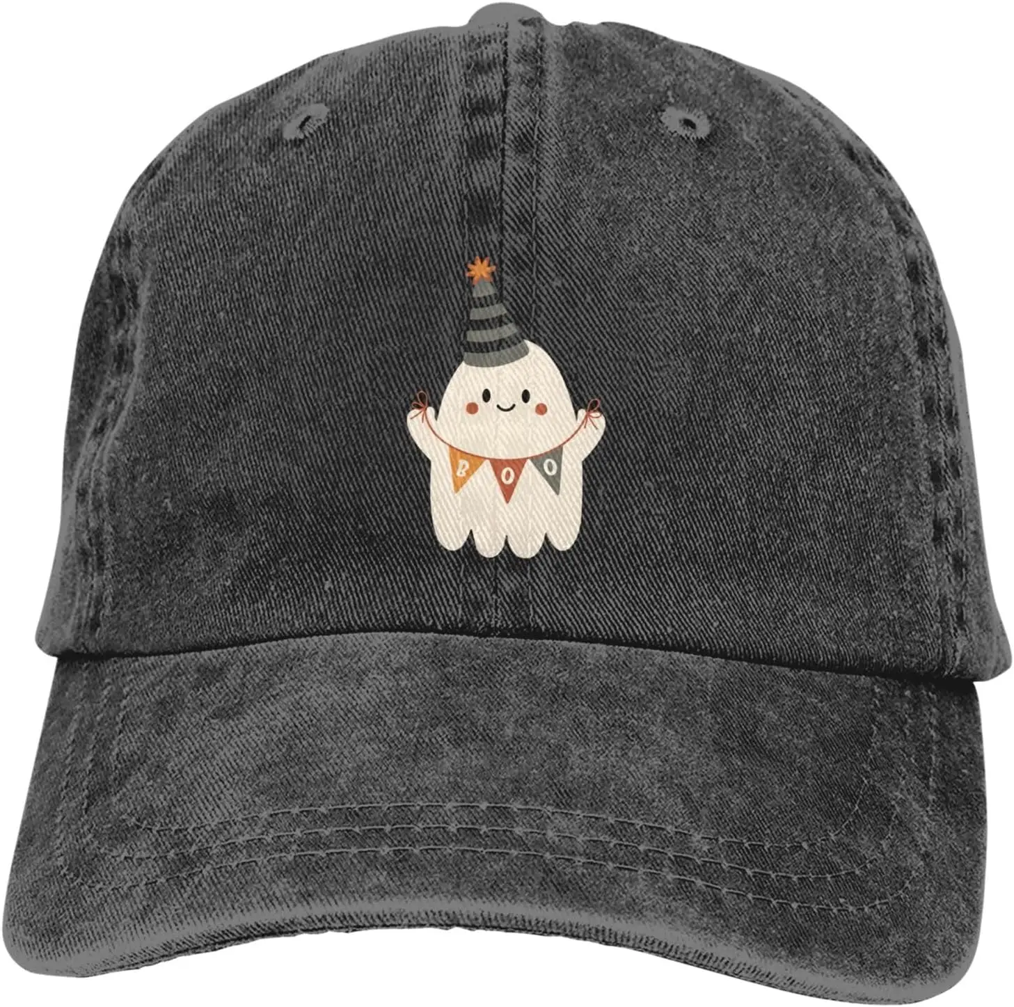 Регулируемая Потертая джинсовая мужская шапка-тракер Ghost Boo, бейсболка для мужчин
Регулируемая Потертая джинсовая мужская шапка-тракер Ghost Boo, бейсболка для мужчин
