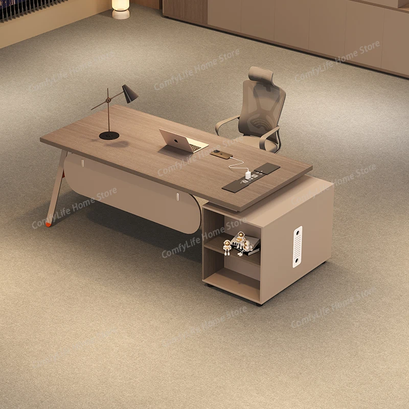 Light Luxury Simple Boss Table Modern Designer Customization Reading Storage Desk Filing Cabinets Bureau Meuble Furniture
Light Luxury Simple Boss Table Modern Designer Customization Reading Storage Desk Filing Cabinets Bureau Meuble Furniture