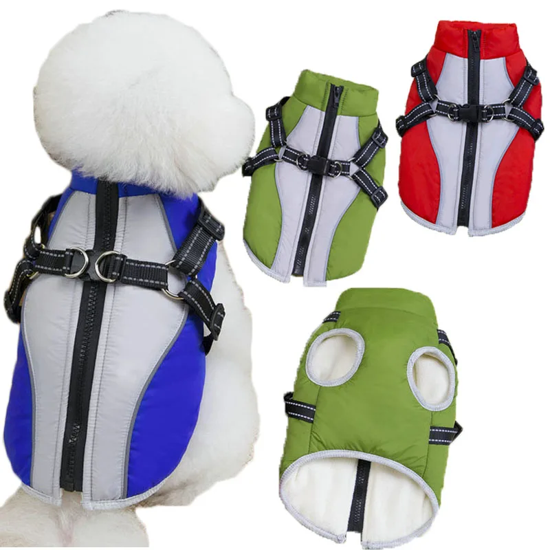 Reflective Jacket Winter Warm Harness Vest Clothing Dog Clothes For Small Dogs Dachshund Chihuahua Apparels Puppy Coats Jackets
Reflective Jacket Winter Warm Harness Vest Clothing Dog Clothes For Small Dogs Dachshund Chihuahua Apparels Puppy Coats Jackets