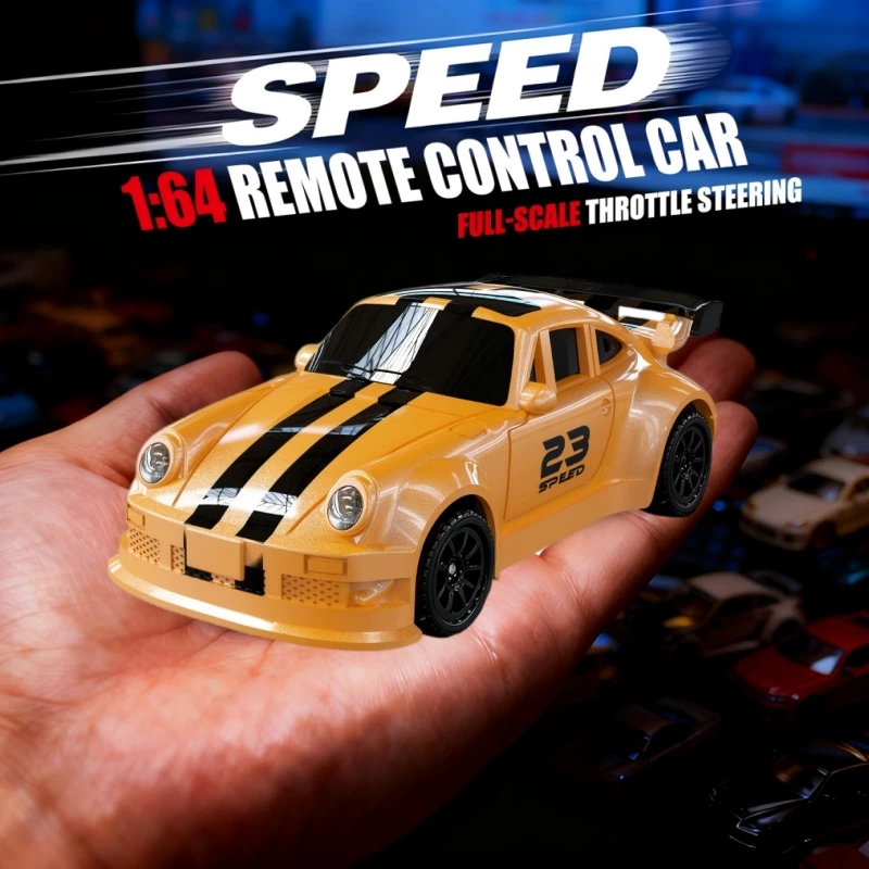 1:64 Scale Remote Control Car Full Function Four-Wheel Drive Drift Racing Desktop Model Toy for Children And Collectors Gifts
1:64 Scale Remote Control Car Full Function Four-Wheel Drive Drift Racing Desktop Model Toy for Children And Collectors Gifts