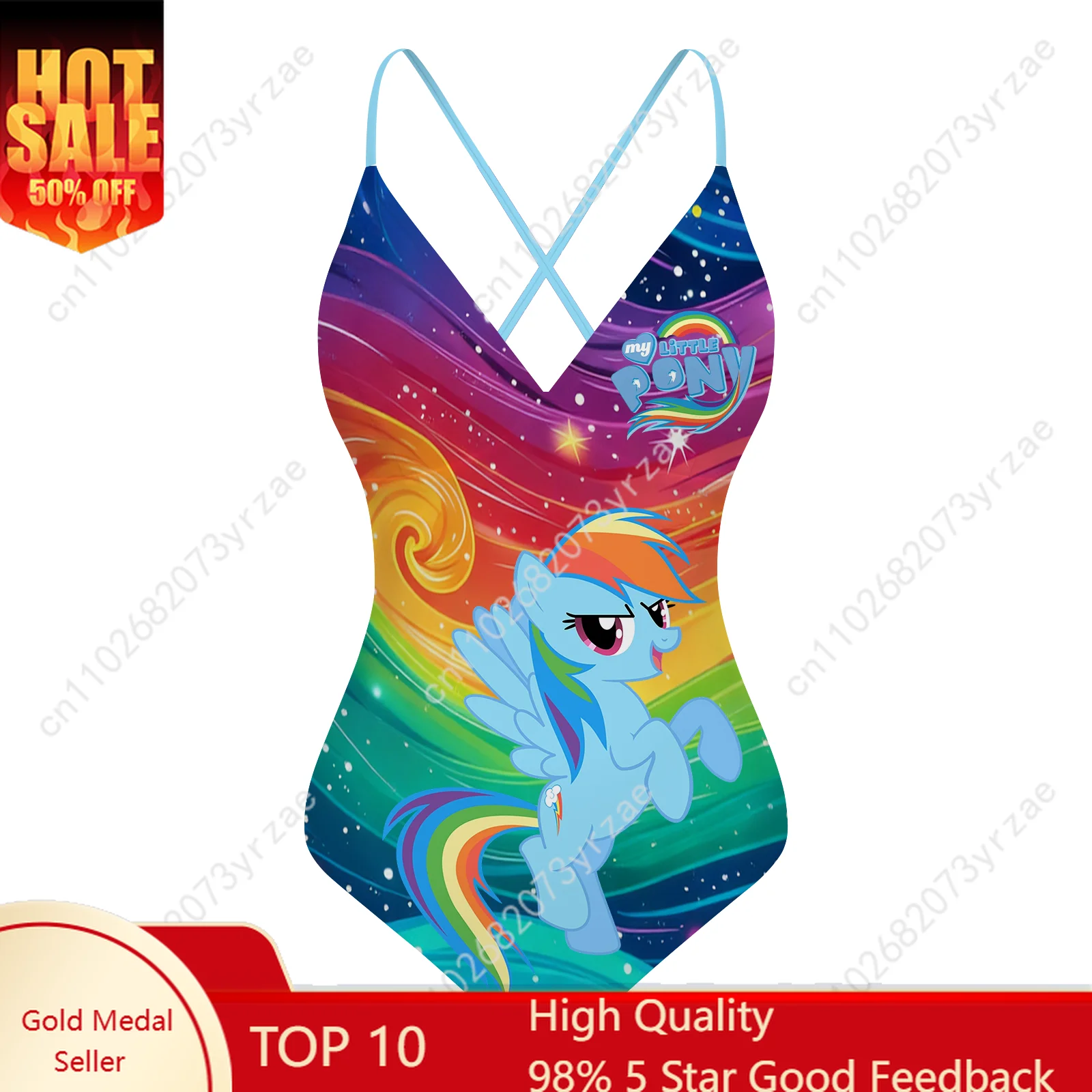 Rainbow Dash V-neck Halter Back Swimsuits Womens Bathing Suit My Little Pony Friendship Is Magic Sexy Bikini Custom Swimsuit
Rainbow Dash V-neck Halter Back Swimsuits Womens Bathing Suit My Little Pony Friendship Is Magic Sexy Bikini Custom Swimsuit