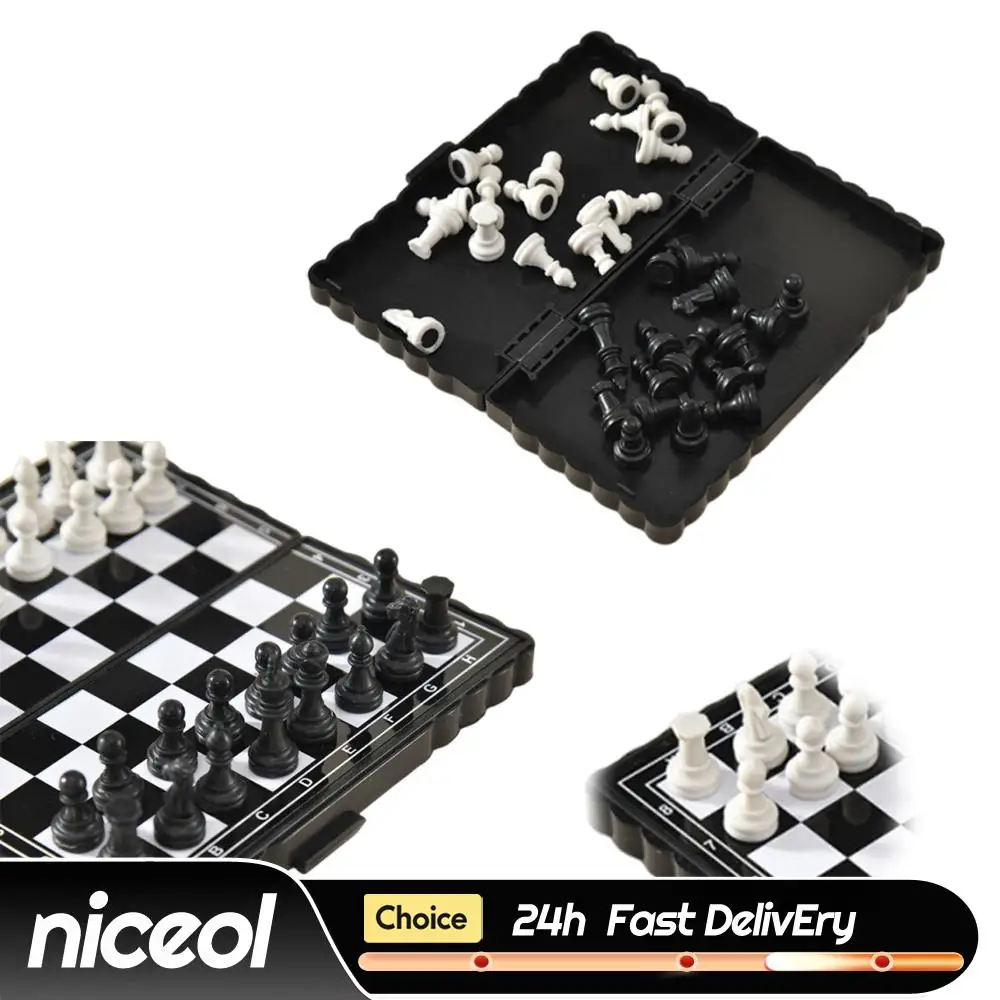 Portable Mini Magnetic Chess Set Reusable Folding Chessboard Board Game Educational Board Game for Party Family Activities
Portable Mini Magnetic Chess Set Reusable Folding Chessboard Board Game Educational Board Game for Party Family Activities