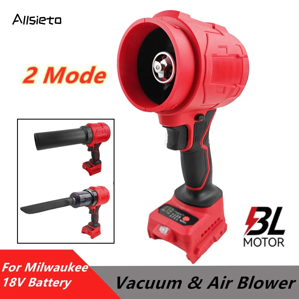 For Milwaukee 18V Battery Brushless 2 in 1 Turbo Blower Jet Fan & Vacuum Cleaner High Speed Cordless Dust Blowing Power Tools
For Milwaukee 18V Battery Brushless 2 in 1 Turbo Blower Jet Fan & Vacuum Cleaner High Speed Cordless Dust Blowing Power Tools