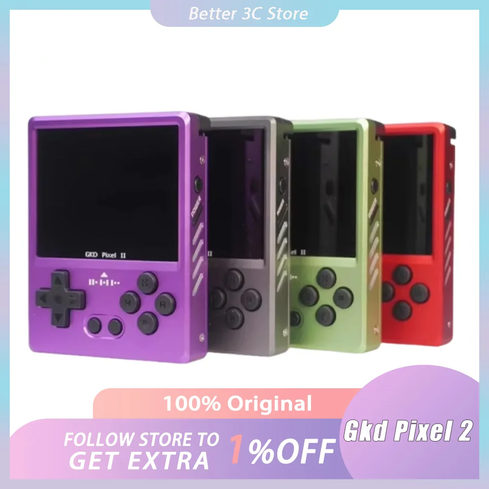 Gkd Pixel 2 Handheld Game Player Kiddy Pixel 2.4 Inch Ips Screen Rk3326s Aluminium Alloy Game Console Gamer Customized Gifts
Gkd Pixel 2 Handheld Game Player Kiddy Pixel 2.4 Inch Ips Screen Rk3326s Aluminium Alloy Game Console Gamer Customized Gifts