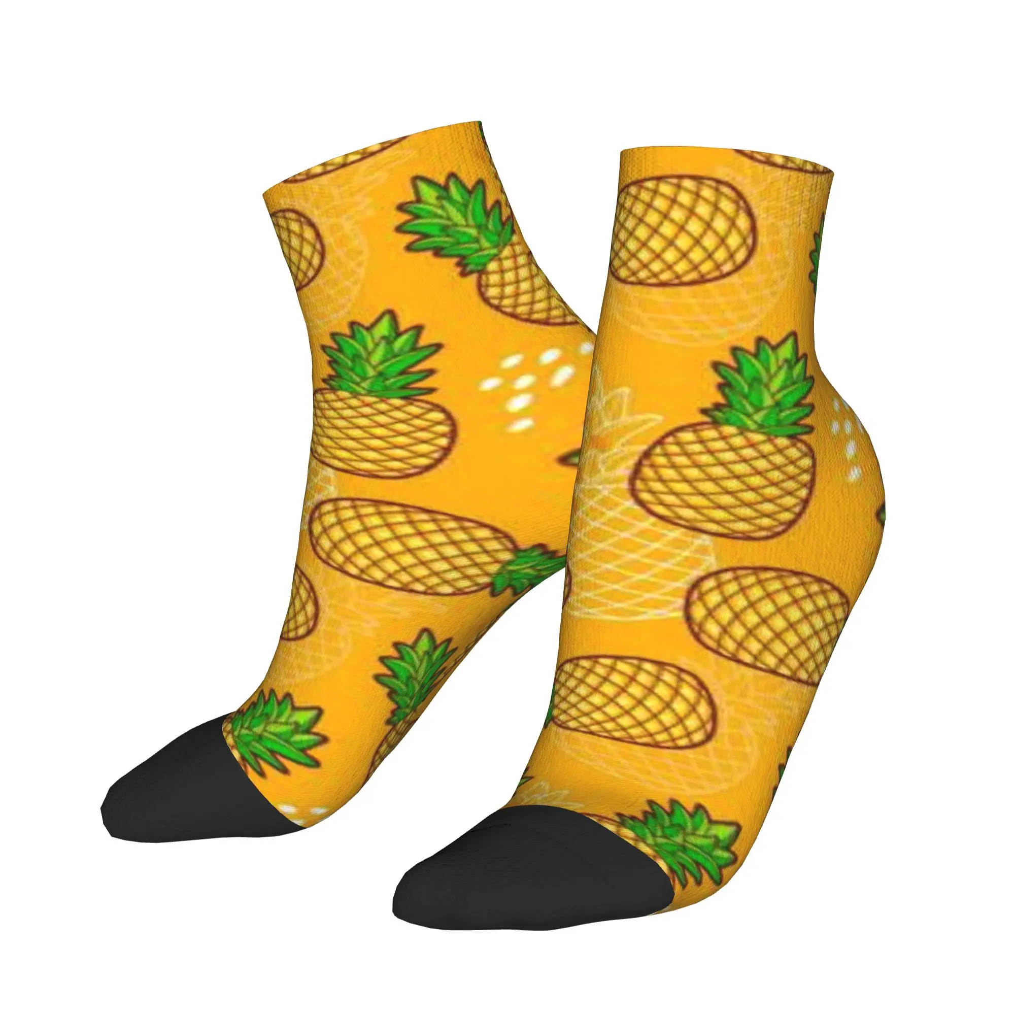 Ankle Socks For Men's Pineapple On Orange Background Casual Socks Graphic Anti Bacterial Soft Spring Kawaii Climbing Sock
Ankle Socks For Men's Pineapple On Orange Background Casual Socks Graphic Anti Bacterial Soft Spring Kawaii Climbing Sock