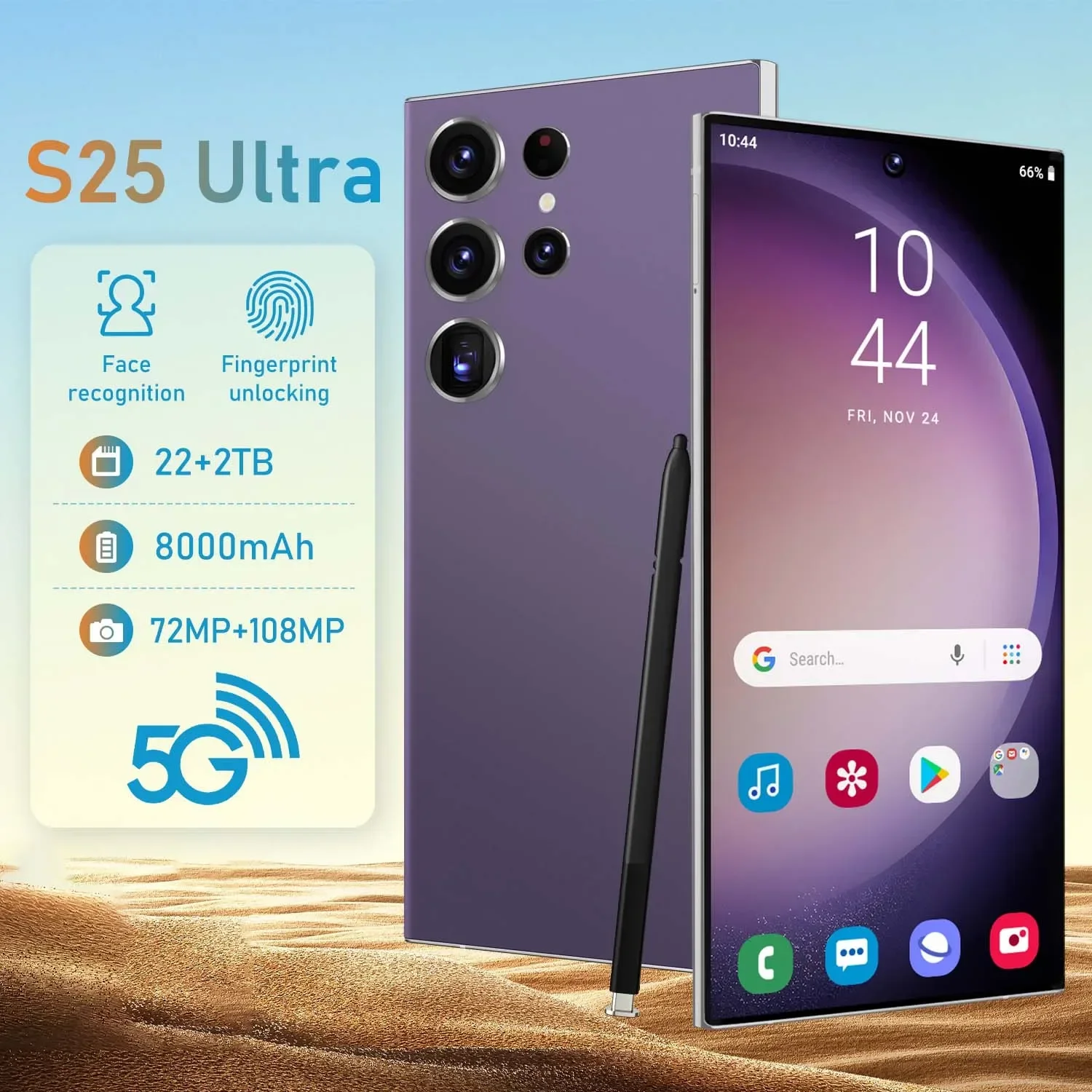 2025 New S25 Ultra smartphone 5G 7.3'' high-definition Android 14 Snapdragon 8gen3 Dual SIM phone 8000mAh unlocking Mobile Phone
2025 New S25 Ultra smartphone 5G 7.3'' high-definition Android 14 Snapdragon 8gen3 Dual SIM phone 8000mAh unlocking Mobile Phone