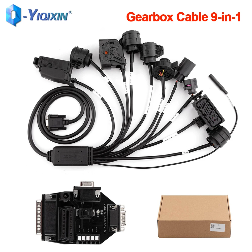 GODIAG Gearbox Cable 9-in-1 Set Used With AUTEL GBOX XHORSE Multiprog Connects For VAG DQ200 DL501 VL300 VL381 DQ500 DQ250 DQ380
GODIAG Gearbox Cable 9-in-1 Set Used With AUTEL GBOX XHORSE Multiprog Connects For VAG DQ200 DL501 VL300 VL381 DQ500 DQ250 DQ380