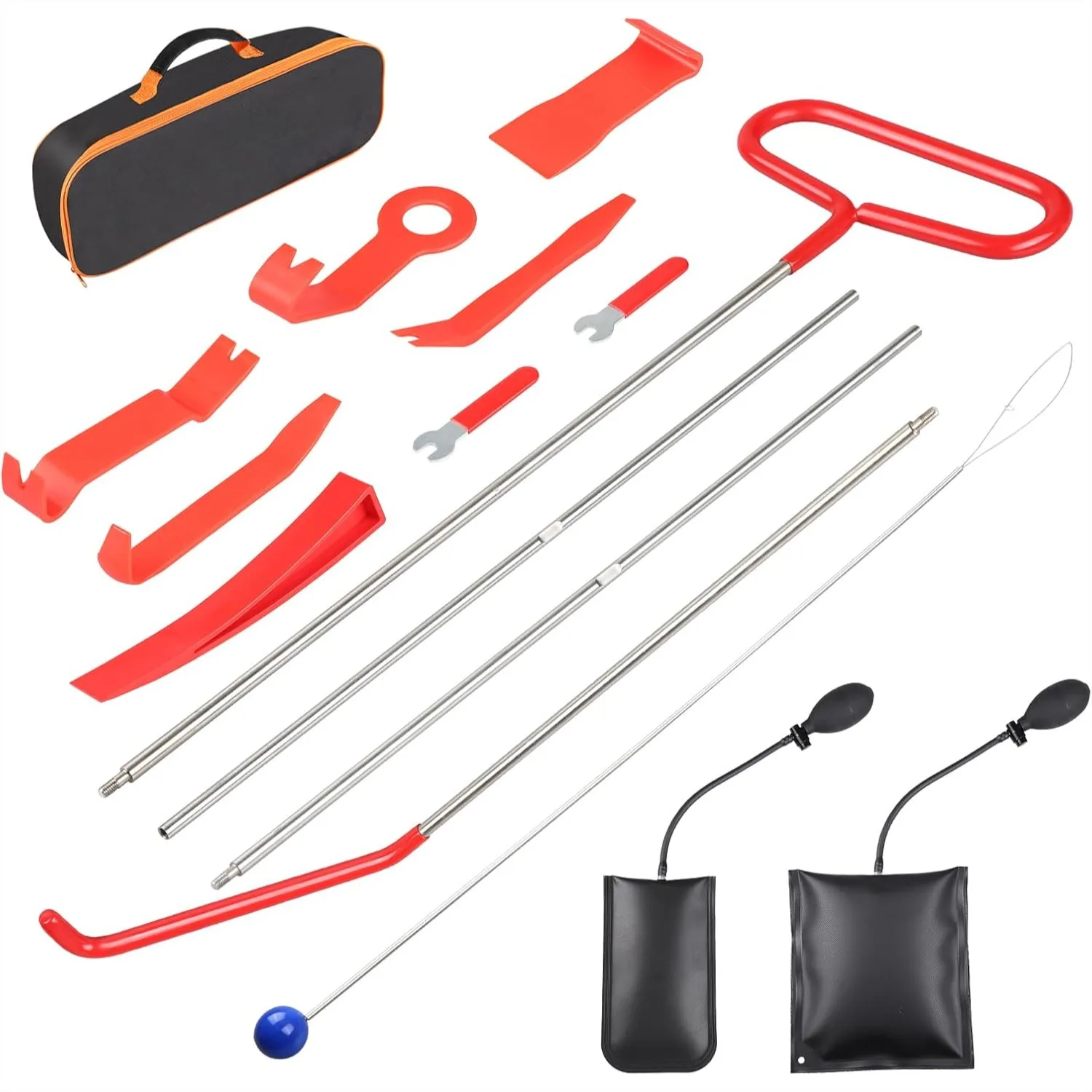 15PCS Stainless Steel Car Repair Tools Set with Carrying Bag for Auto Maintenance
15PCS Stainless Steel Car Repair Tools Set with Carrying Bag for Auto Maintenance