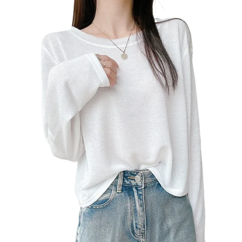 2023 Summer Women Golf Sunscreen with long sleeves and ultra-thin ice silk bottoming shirt and round neck turtleneck top
2023 Summer Women Golf Sunscreen with long sleeves and ultra-thin ice silk bottoming shirt and round neck turtleneck top
