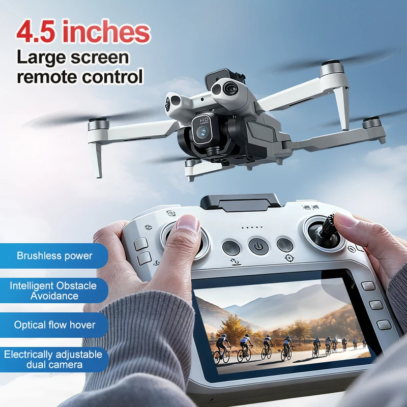 P6 PRO NEW RC Drone 8K HD Dual Cameras WiFi 4.5-inch screen 20mins Flight Aerial Photography Quadcopter Remote Control UAV Toys
P6 PRO NEW RC Drone 8K HD Dual Cameras WiFi 4.5-inch screen 20mins Flight Aerial Photography Quadcopter Remote Control UAV Toys