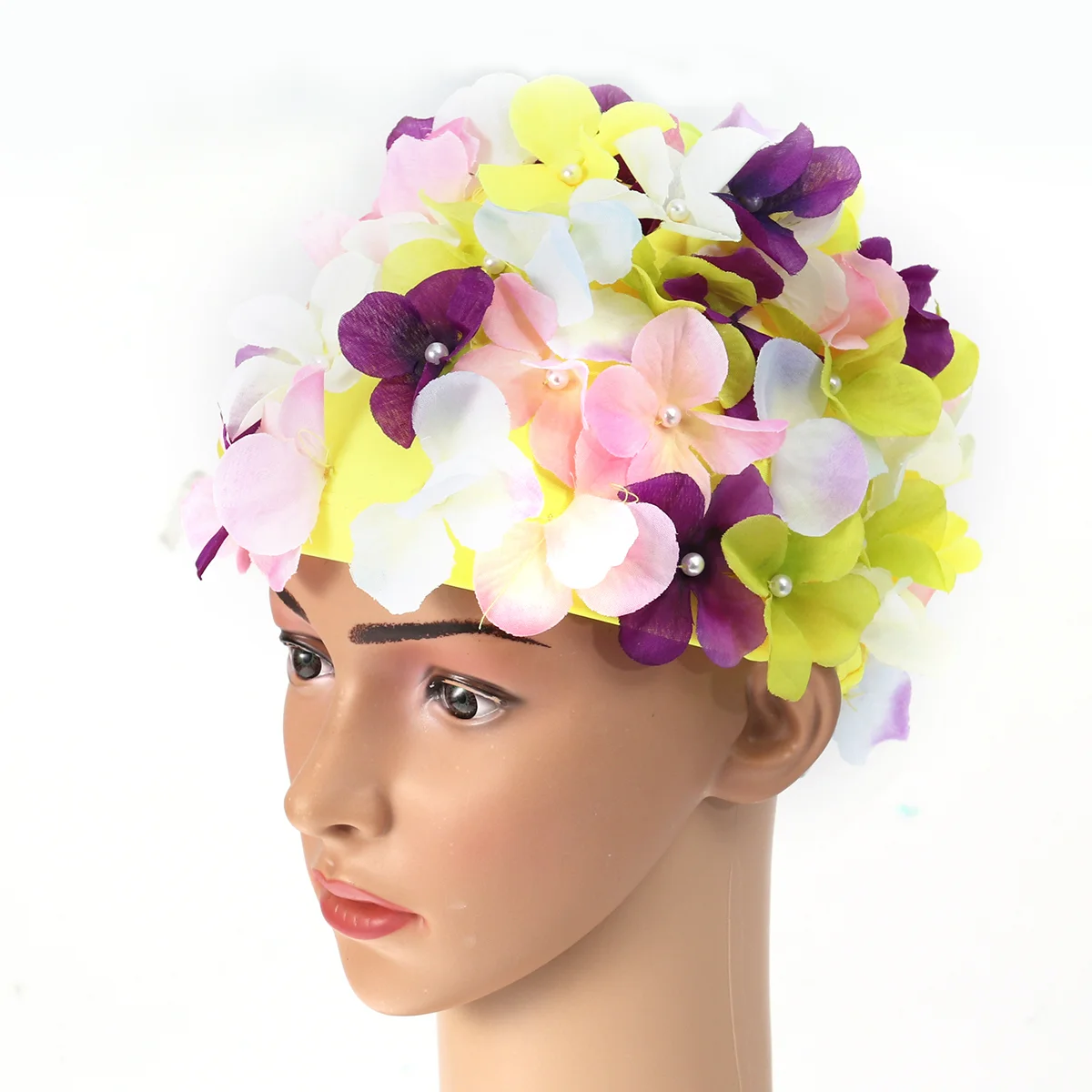 Fashionable Swim Floral Petal Stylish Swimming Hat Bathing Caps Size L for Women (Colorful)
Fashionable Swim Floral Petal Stylish Swimming Hat Bathing Caps Size L for Women (Colorful)