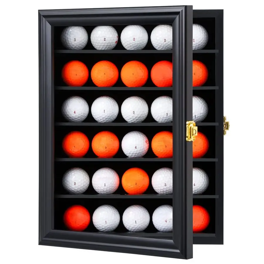 Golf Ball Display Case Wall Mounted Holder with Glass Door, Ideal Gift for Golf Enthusiasts
Golf Ball Display Case Wall Mounted Holder with Glass Door, Ideal Gift for Golf Enthusiasts