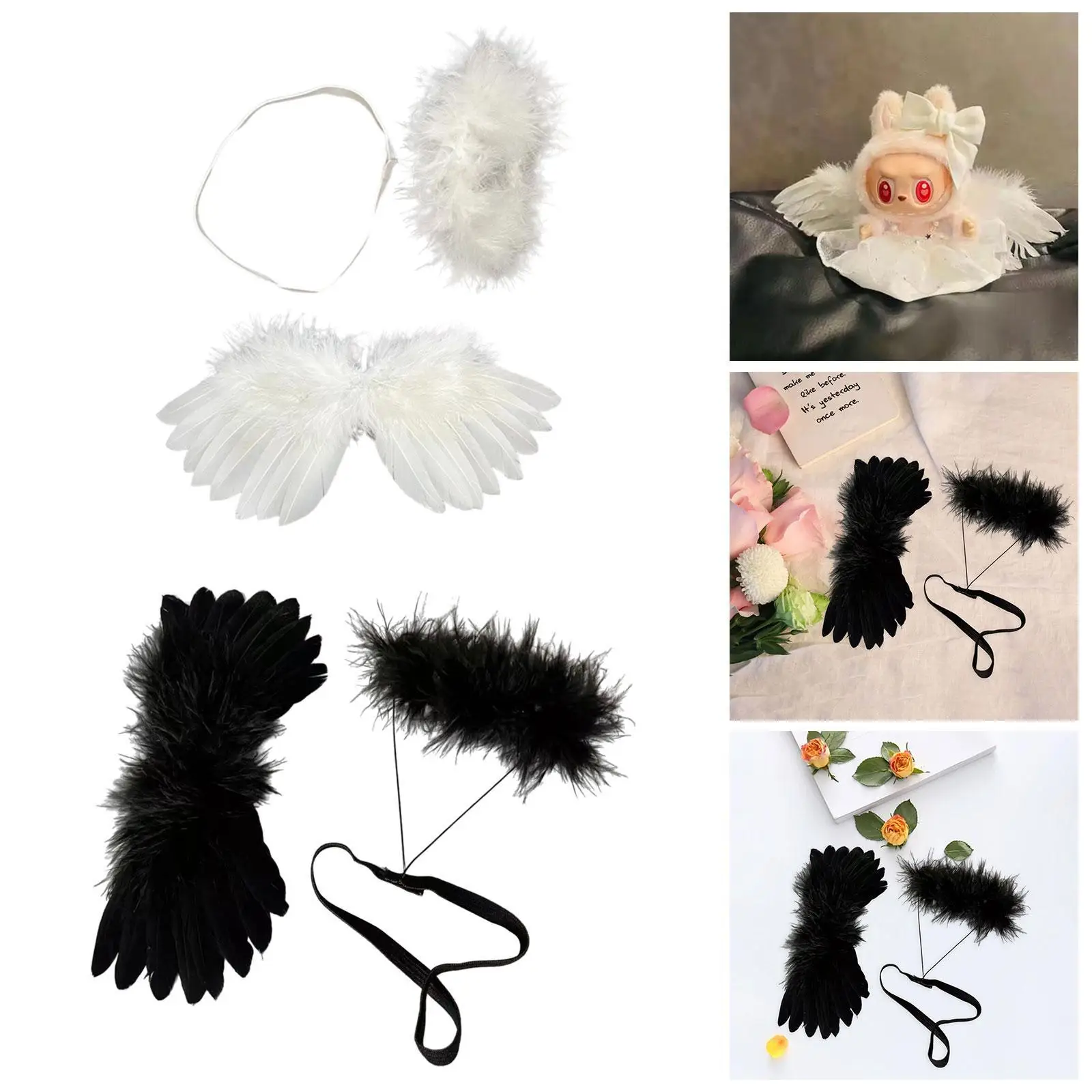 Dolls Wing and Headband for Kids Birthday Gift Decorative Dolls Accessories
Dolls Wing and Headband for Kids Birthday Gift Decorative Dolls Accessories