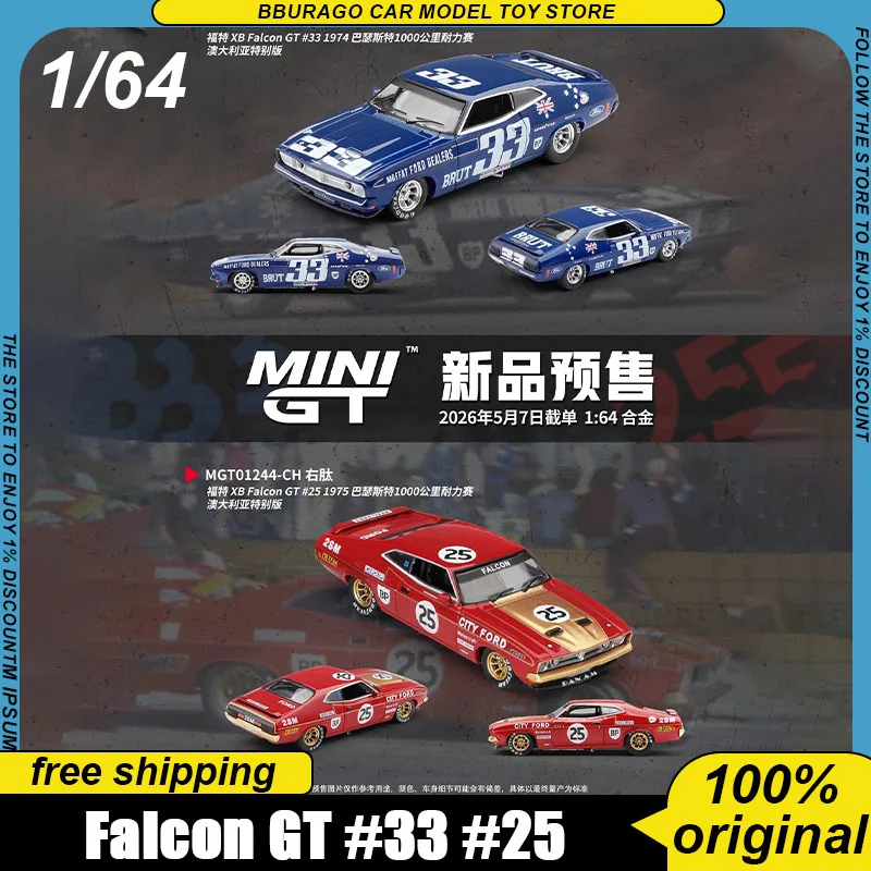 Pre-Sale Mini Gt 1:64 Xb Falcon Gt #33 1974 Bathurst 1000km #25 1975 Bathurst 1000km Australian Touring Car Diecast Model Toys
Pre-Sale Mini Gt 1:64 Xb Falcon Gt #33 1974 Bathurst 1000km #25 1975 Bathurst 1000km Australian Touring Car Diecast Model Toys
