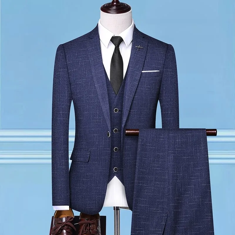 2025 High-Quality Three-Piece Set Fashionable Stylish Versatile Trendy Business Casual Banquet Wedding Ensemble
2025 High-Quality Three-Piece Set Fashionable Stylish Versatile Trendy Business Casual Banquet Wedding Ensemble