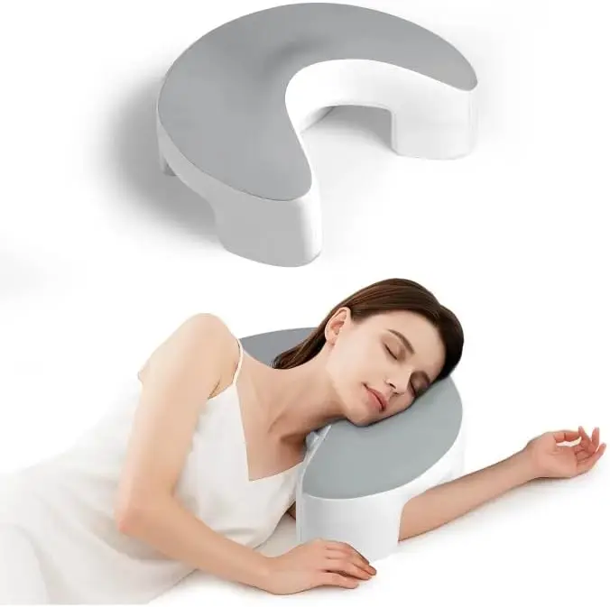 Memory Foam Side Sleeper Pillow with Arm Hole for Neck and Shoulder Pain Relief, White Grey
Memory Foam Side Sleeper Pillow with Arm Hole for Neck and Shoulder Pain Relief, White Grey