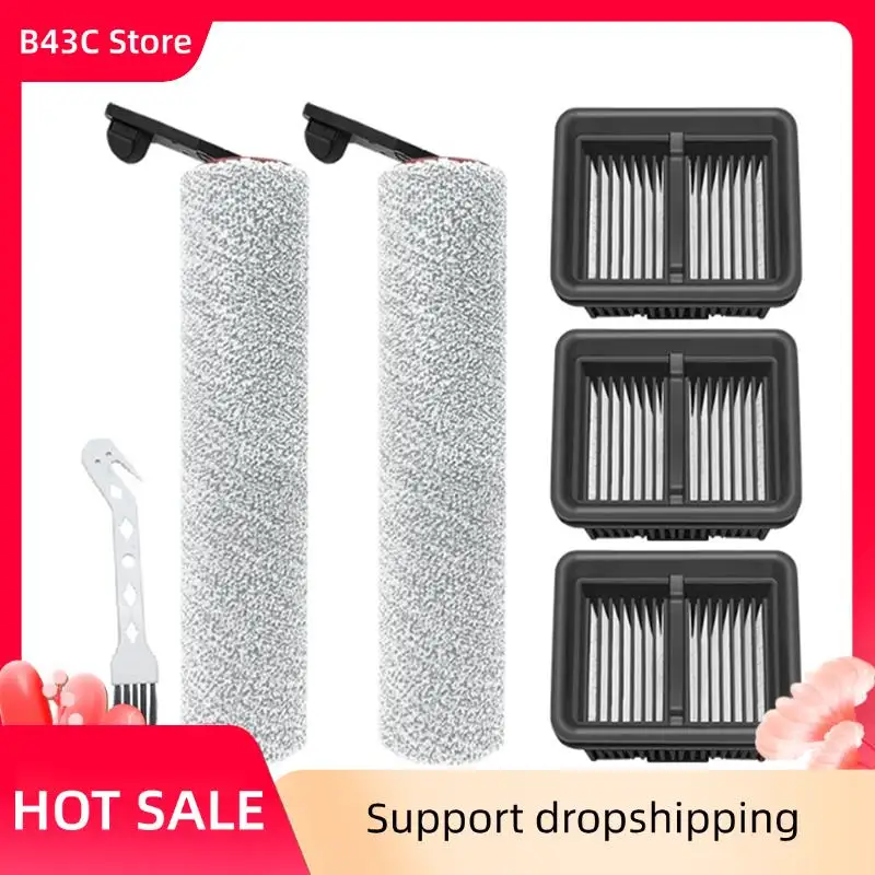 B43C 6Pcs Roller Brush And HEPA Filter Set For Dreame MOVA Trouver 2.0/3.0 PRO Floor Scrubber Vacuum Cleaner Parts
B43C 6Pcs Roller Brush And HEPA Filter Set For Dreame MOVA Trouver 2.0/3.0 PRO Floor Scrubber Vacuum Cleaner Parts