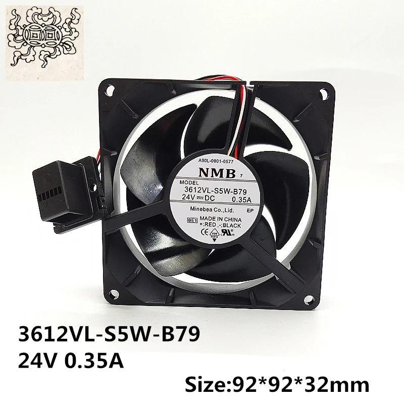 Вентилятор FANUC оригинал, 3612VL-S5W-B79, A90L-0001-0577, 24В, 0,35А, 9см, 9232
Вентилятор FANUC оригинал, 3612VL-S5W-B79, A90L-0001-0577, 24В, 0,35А, 9см, 9232