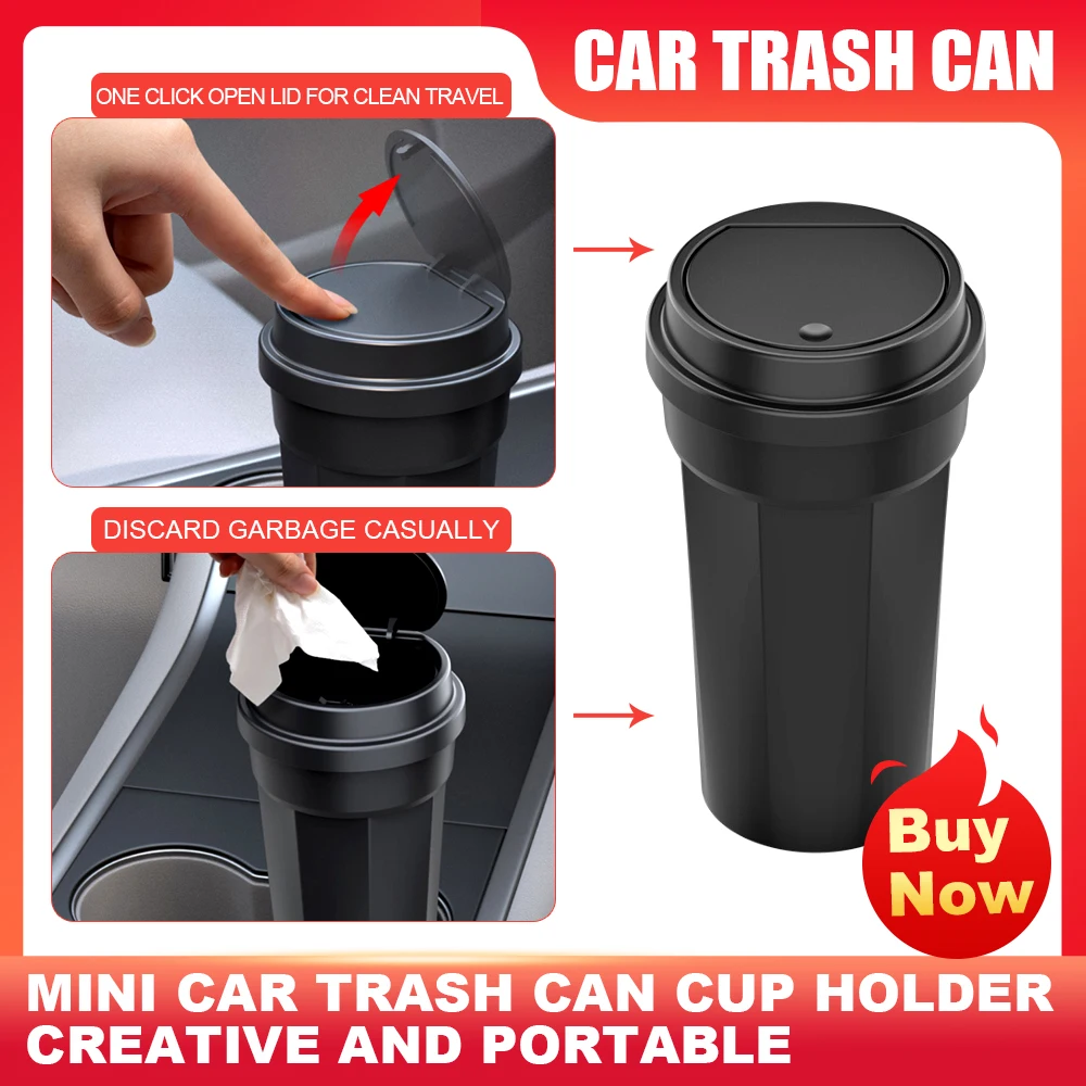 New Car Garbage Can Multi functional Household Car Storage Bin Ashtray Mini Car Trash Can Portable High Quality Auto Parts
New Car Garbage Can Multi functional Household Car Storage Bin Ashtray Mini Car Trash Can Portable High Quality Auto Parts