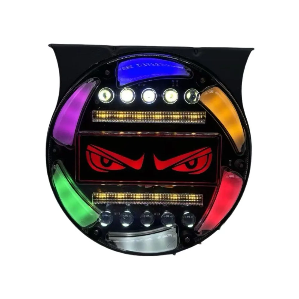 Креативный светильник Devil's Eye для грузовика 12-24 В, универсальный многорежимный стробоскоп, мигающие огни, декор автомобиля
Креативный светильник Devil's Eye для грузовика 12-24 В, универсальный многорежимный стробоскоп, мигающие огни, декор автомобиля