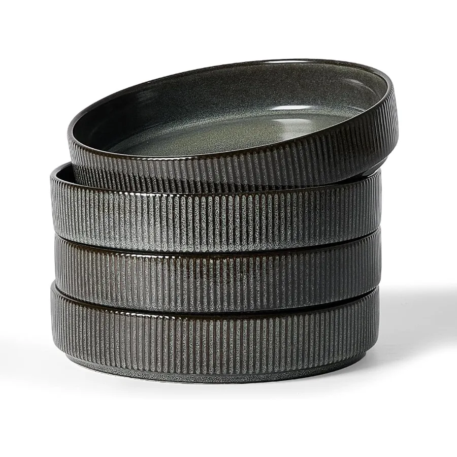 Большие 8,25-дюймовые миски для макарон, набор из 4 предметов для столовой и сервировки, неглубокие салатники, идеально подходят для еды, глубокого лесного дизайна, подходят для
Большие 8,25-дюймовые миски для макарон, набор из 4 предметов для столовой и сервировки, неглубокие салатники, идеально подходят для еды, глубокого лесного дизайна, подходят для