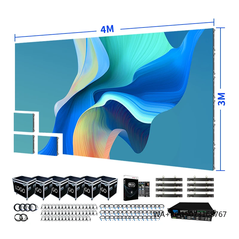 Turnkey 4m X 3m LED Video Wall System Package Indoor Outdoor P3.91 P2.6 P3 P2.9 Stage Screen 500x500 Display
Turnkey 4m X 3m LED Video Wall System Package Indoor Outdoor P3.91 P2.6 P3 P2.9 Stage Screen 500x500 Display