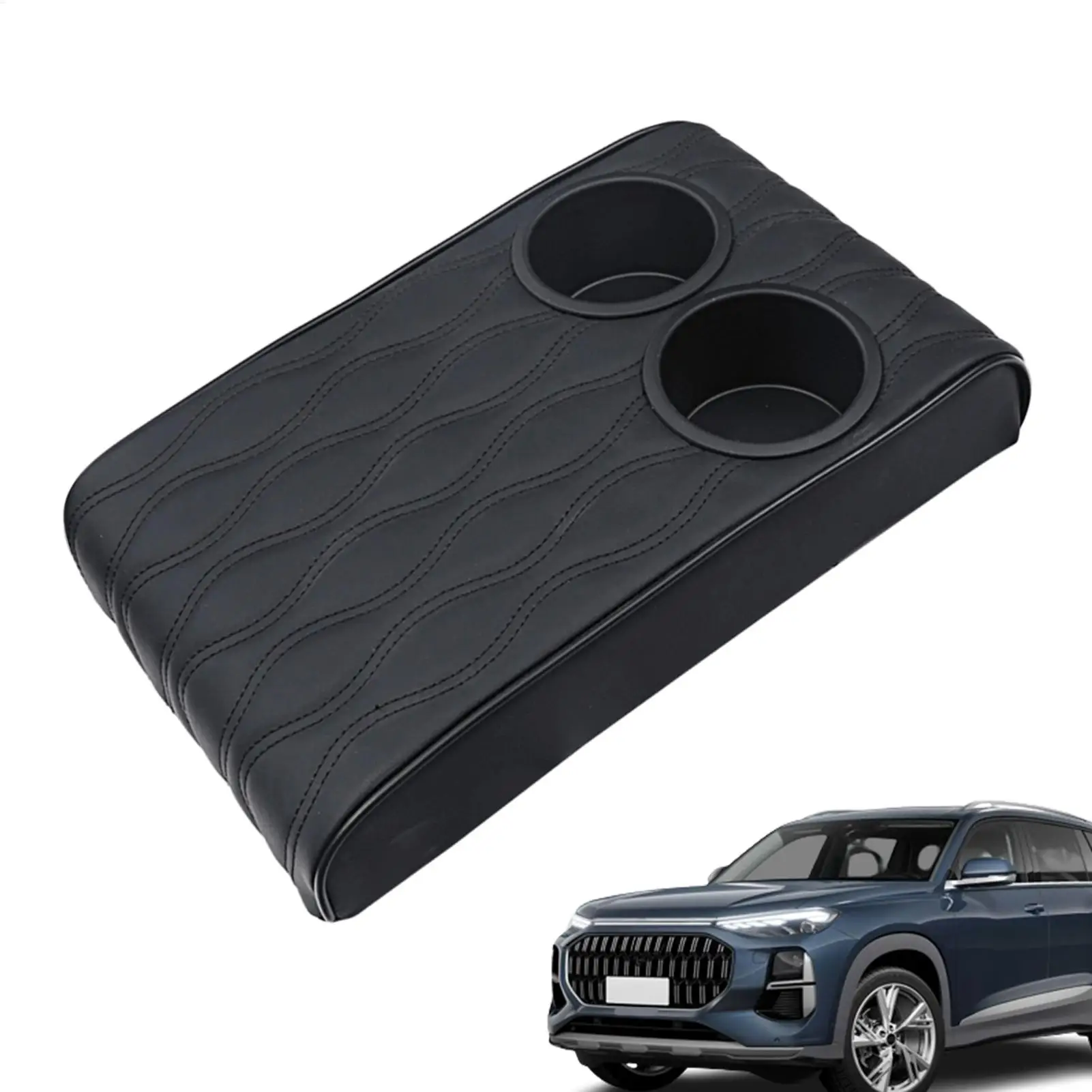 Car Armrest Pad Multi-functional Double Cup Holder Decor Car Central Armrest Box cover for Automotive Vehicle Indoor Outdoor
Car Armrest Pad Multi-functional Double Cup Holder Decor Car Central Armrest Box cover for Automotive Vehicle Indoor Outdoor