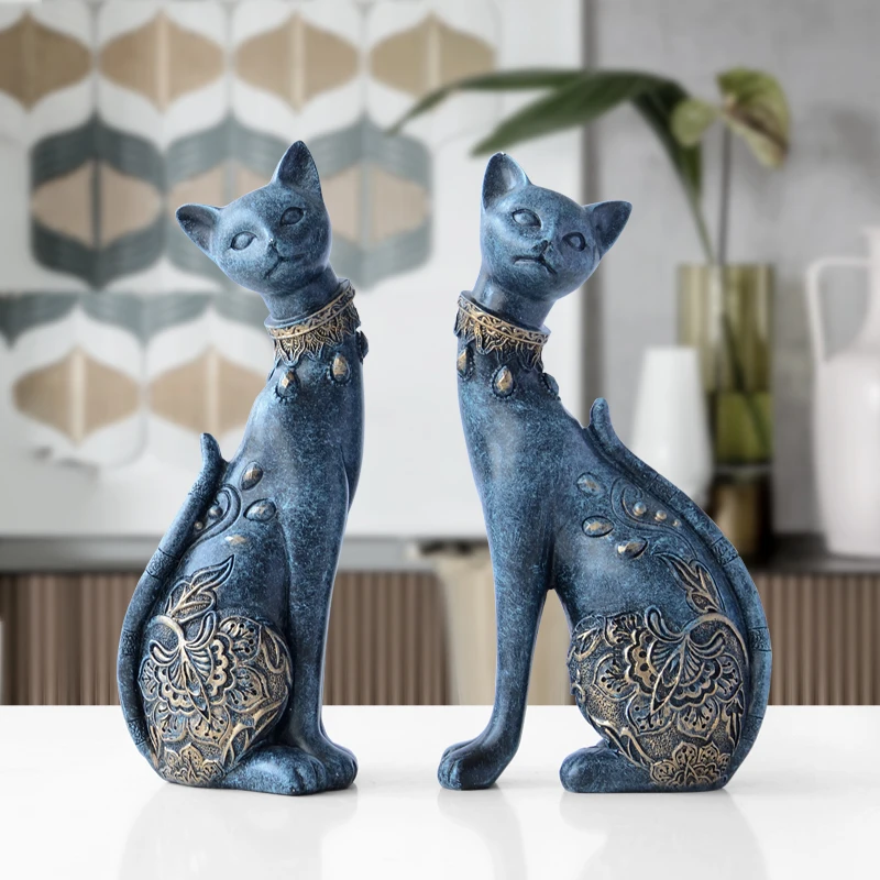 Figurine Decorative Resin Cat statue for home decorations European Creative wedding gift animal Figurine home decor sculpture
Figurine Decorative Resin Cat statue for home decorations European Creative wedding gift animal Figurine home decor sculpture