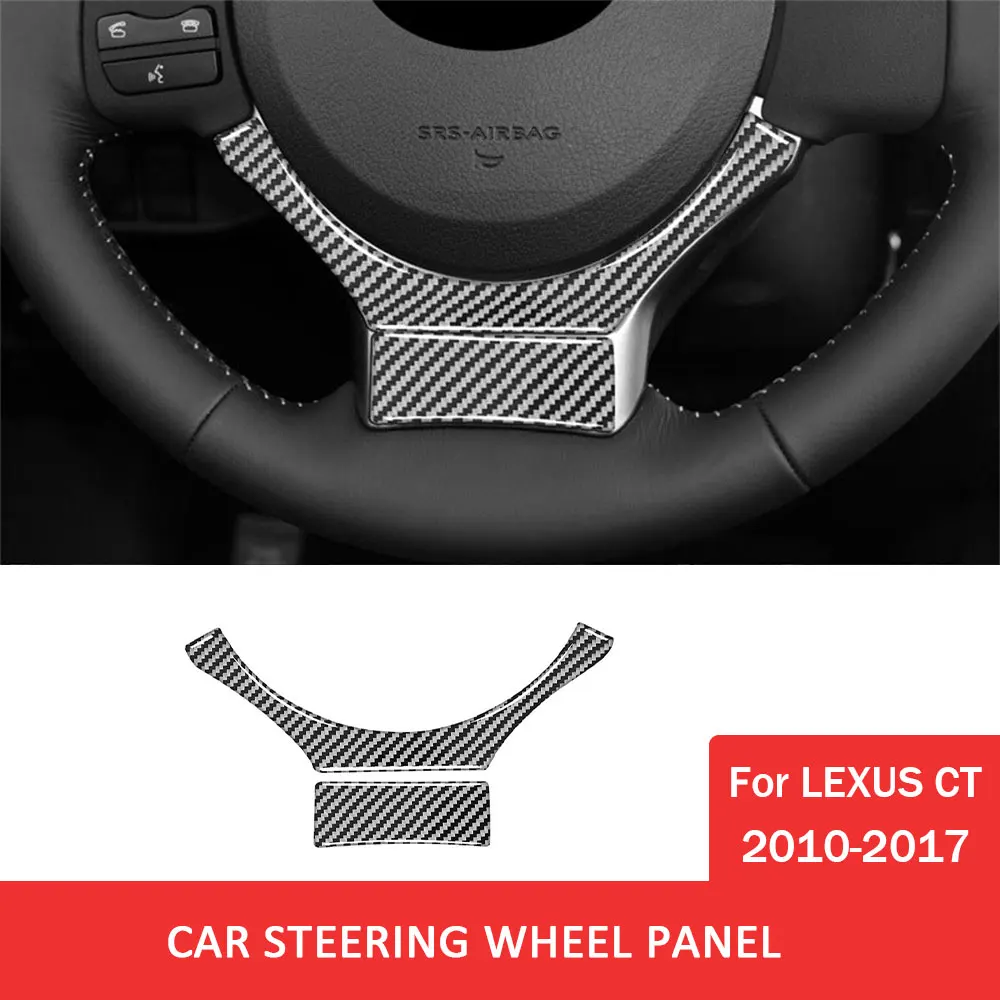 Carbon Fiber Decal for Lexus CT 2010-2017 Car steering wheel Trim Sticker Decoration Cover Auto Interior Accessories
Carbon Fiber Decal for Lexus CT 2010-2017 Car steering wheel Trim Sticker Decoration Cover Auto Interior Accessories