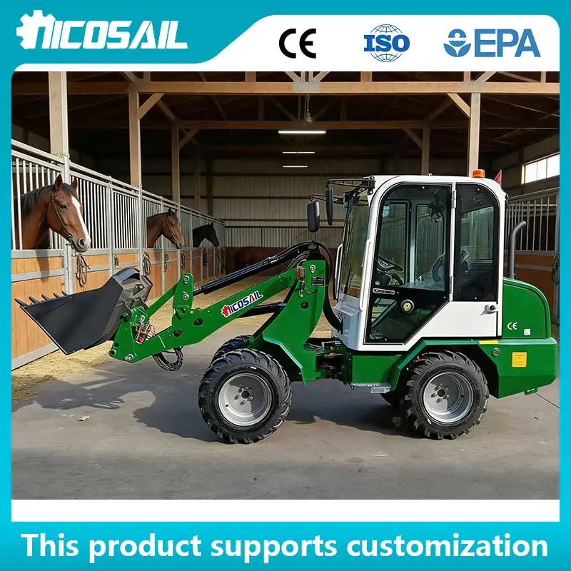 Hot Sale Telescopic 4 Wheel Loader for Horse Stable Work - Manure Transport & Small Hay Bale Loading in Barns
Hot Sale Telescopic 4 Wheel Loader for Horse Stable Work - Manure Transport & Small Hay Bale Loading in Barns