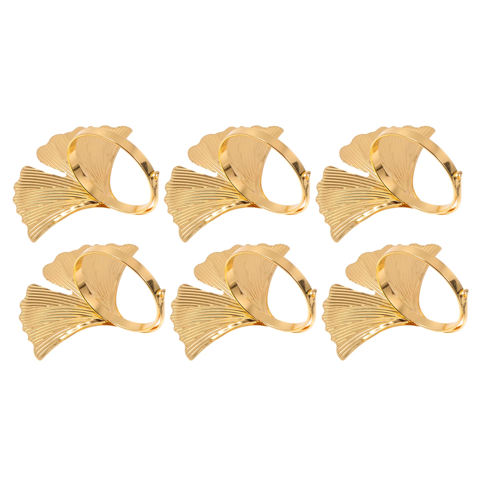 6 Ginkgo Leaf Napkin Rings Stainless Steel Cocktail Clasps Elegant Table Decor Dinner Party Banquet Wedding Reusable
6 Ginkgo Leaf Napkin Rings Stainless Steel Cocktail Clasps Elegant Table Decor Dinner Party Banquet Wedding Reusable
