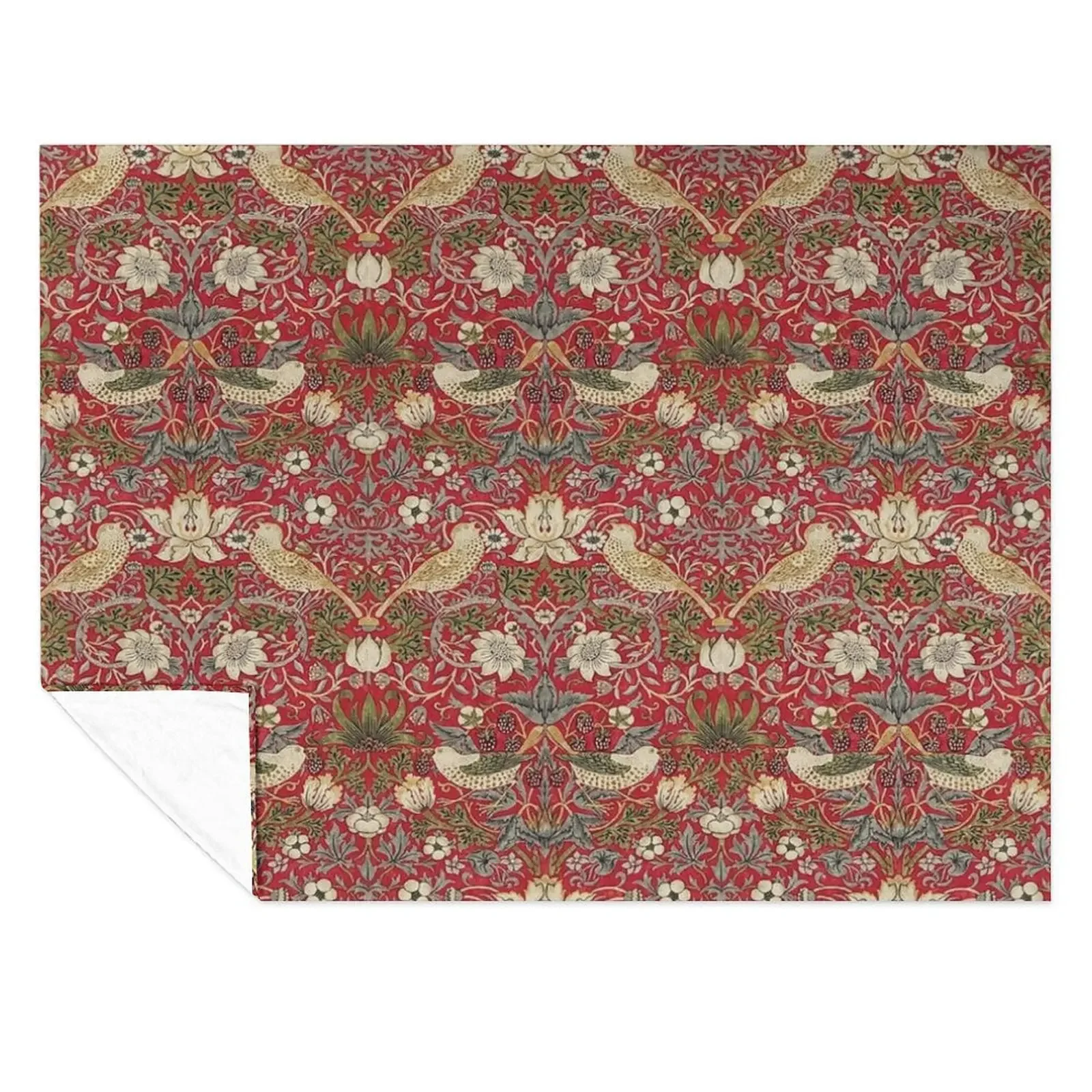 Strawberry Thief Crimson Vintage Pattern Throw Blanket wednesday manga Sofa Stuffeds Blankets
Strawberry Thief Crimson Vintage Pattern Throw Blanket wednesday manga Sofa Stuffeds Blankets
