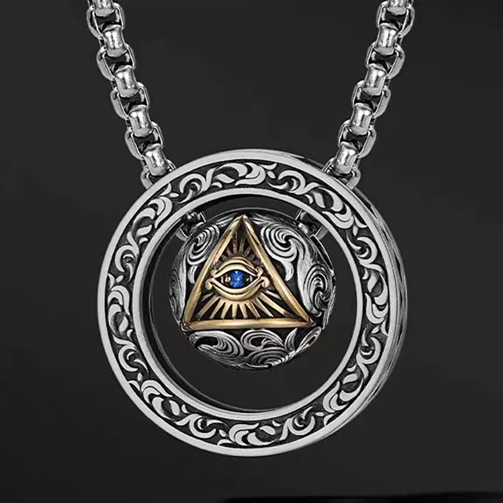 God's Eye Transport Bead Necklace Vintage Hand Carved Hollow Pendant Gothic Blue Eye Pendant Accessory Personalized Jewelry Gift
God's Eye Transport Bead Necklace Vintage Hand Carved Hollow Pendant Gothic Blue Eye Pendant Accessory Personalized Jewelry Gift