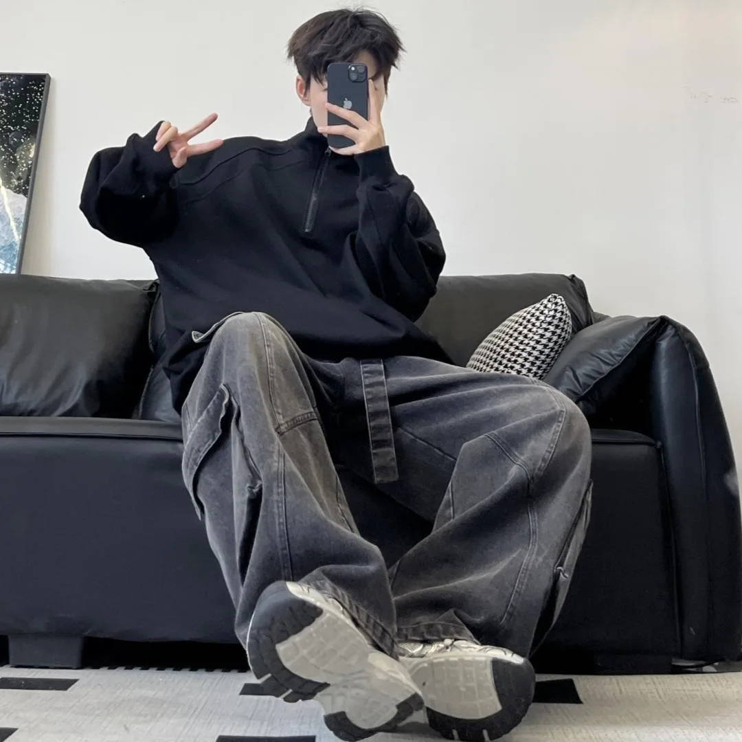 Men's Autumn Winter Large Size 250 Pou American Sle Knife Jeans Wide Leg Straight Cut Denim Pants Trendy Design Sen...
Men's Autumn Winter Large Size 250 Pou American Sle Knife Jeans Wide Leg Straight Cut Denim Pants Trendy Design Sen...