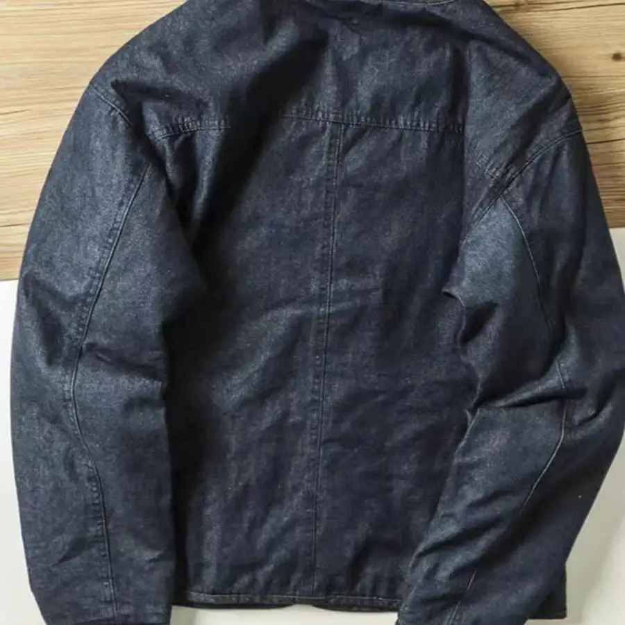 Loose Cotton Jaet Men's Autumn Winter Workwear Denim Collarl Japanese Retro Casual Sle Stand Fit Regular Length
Loose Cotton Jaet Men's Autumn Winter Workwear Denim Collarl Japanese Retro Casual Sle Stand Fit Regular Length