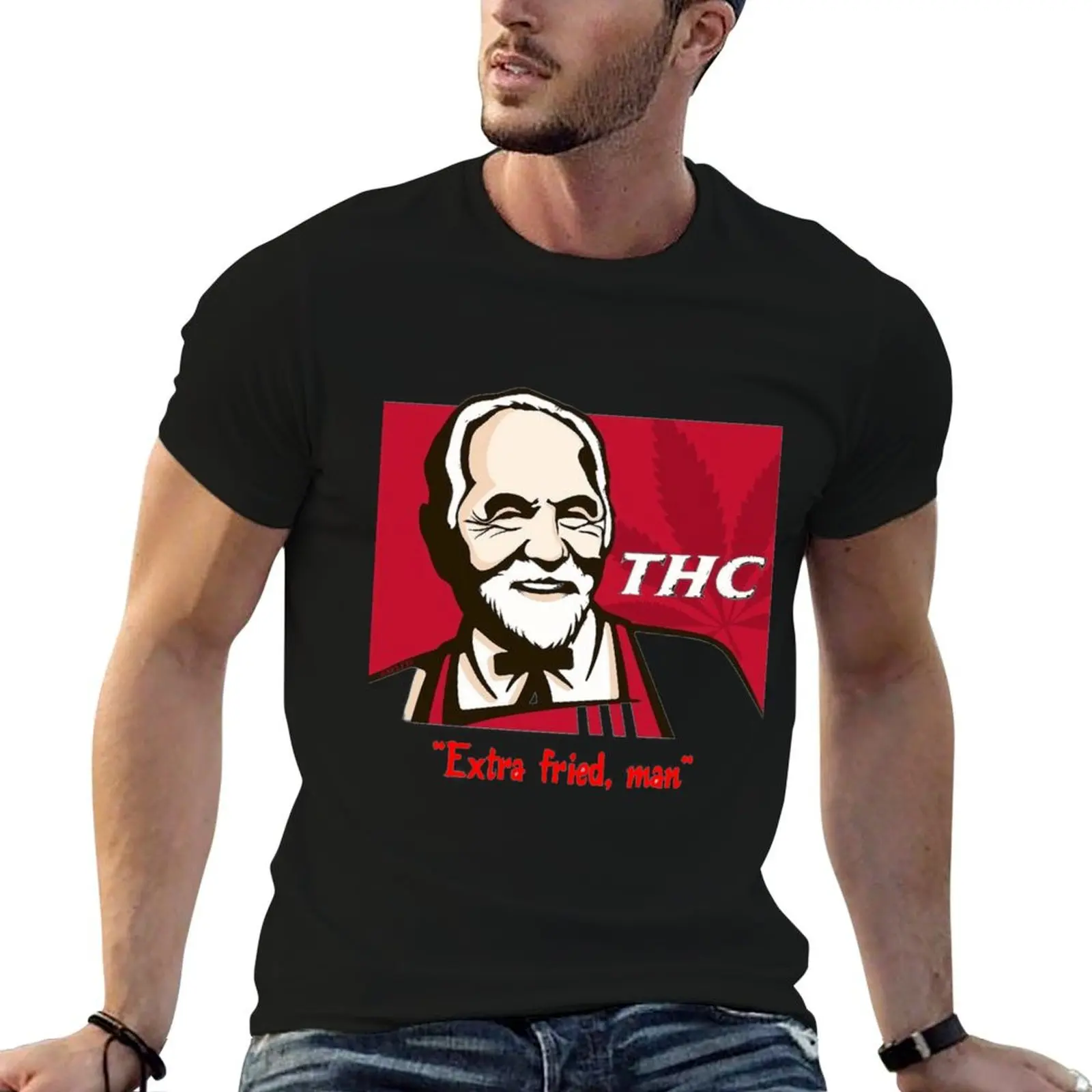 THC - Extra fried, man T-Shirt graphic t shirts for man man t shirt designer men t shirt cotton 100% T-Shirt
THC - Extra fried, man T-Shirt graphic t shirts for man man t shirt designer men t shirt cotton 100% T-Shirt