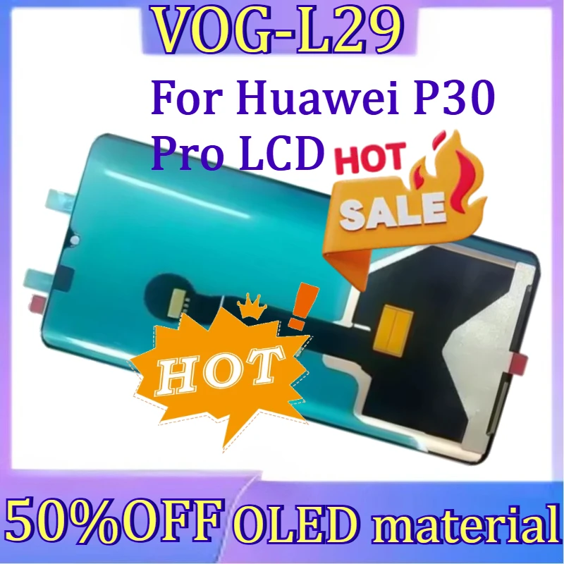 For Huawei P30Pro Replacement New OLED for Huawei P30 Pro LCD VOG-L29 VOG-L09 VOG-AL10 Display Touch Screen Digitizer Assembly
For Huawei P30Pro Replacement New OLED for Huawei P30 Pro LCD VOG-L29 VOG-L09 VOG-AL10 Display Touch Screen Digitizer Assembly