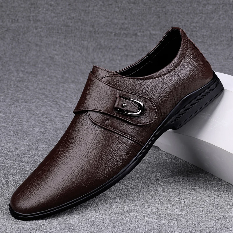 Spring Autumn Hot Selling Men's Leather Casual Shoes Massage Sole Loafers Classic New Style Interview Commuting Men's Work Shoes
Spring Autumn Hot Selling Men's Leather Casual Shoes Massage Sole Loafers Classic New Style Interview Commuting Men's Work Shoes