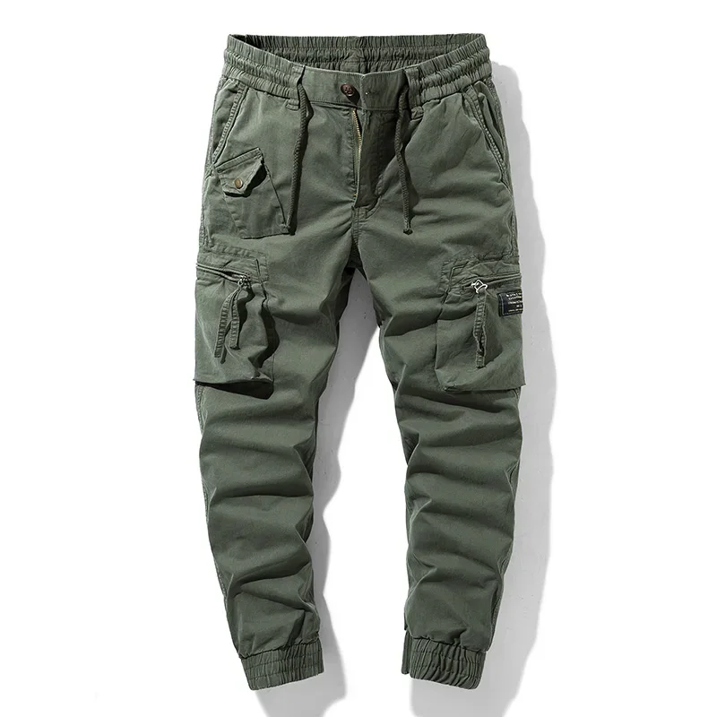 Men's Spring and Autumn Trousers Cotton Cargo Pants Fashion Clothing Pants Multi-pocket Embroidered Signage Men's Pants
Men's Spring and Autumn Trousers Cotton Cargo Pants Fashion Clothing Pants Multi-pocket Embroidered Signage Men's Pants