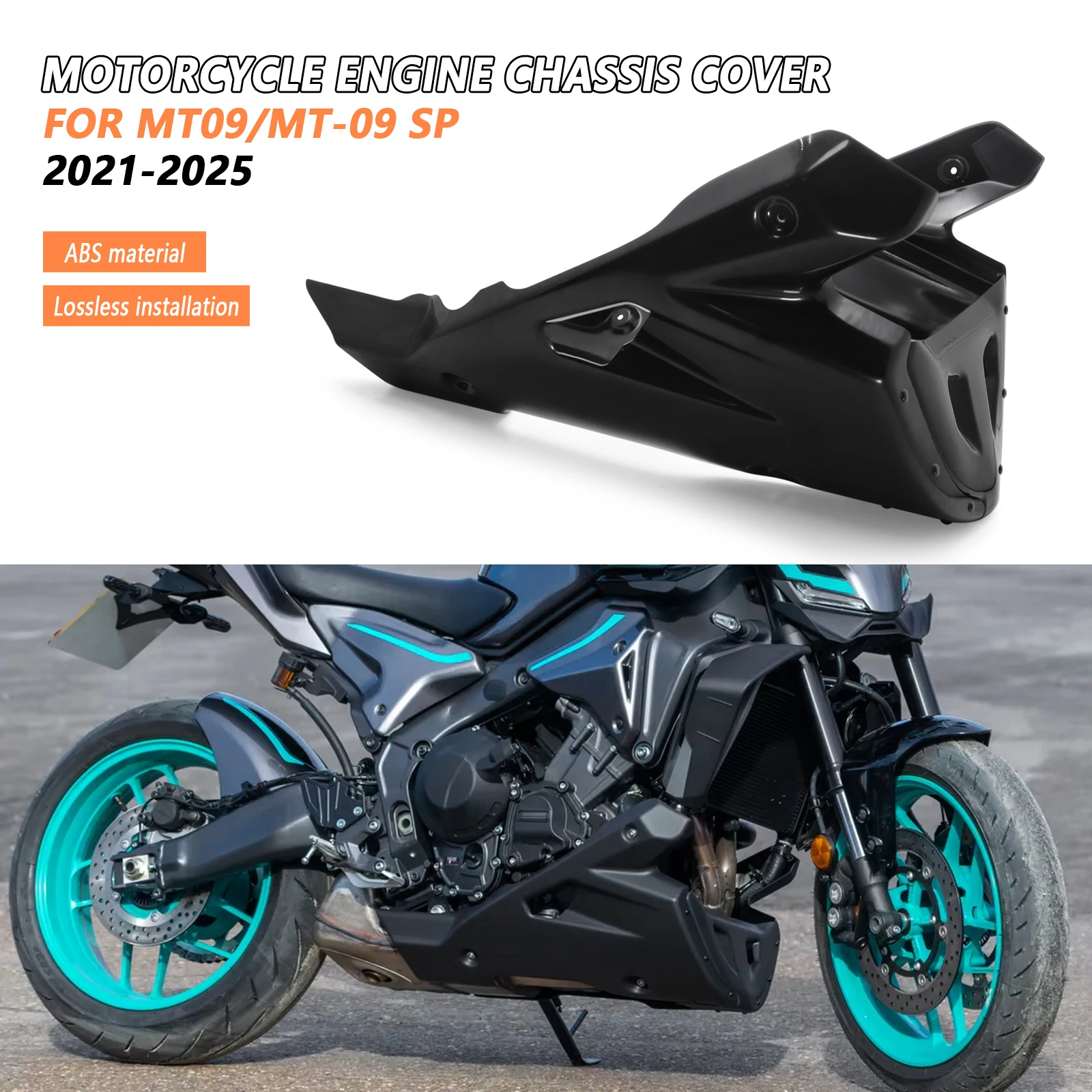 New FOR MT-09 SP 2021-2025 MT09 2025 MT09SP Motorcycle Belly Pan Engine Chassis Spoiler Fairing Guard Cover Protector Protection
New FOR MT-09 SP 2021-2025 MT09 2025 MT09SP Motorcycle Belly Pan Engine Chassis Spoiler Fairing Guard Cover Protector Protection