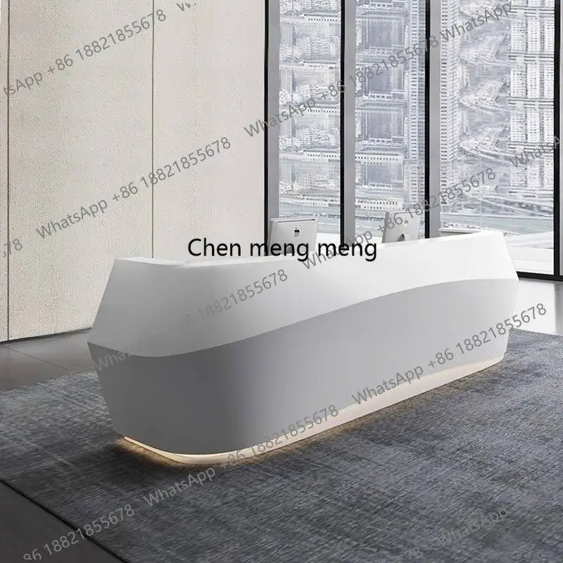 Painting Front Reception Desks Simple Modern Office Company Reception Desks Curved Bar Counter SpeciaEmpfangstheke Furniture
Painting Front Reception Desks Simple Modern Office Company Reception Desks Curved Bar Counter SpeciaEmpfangstheke Furniture