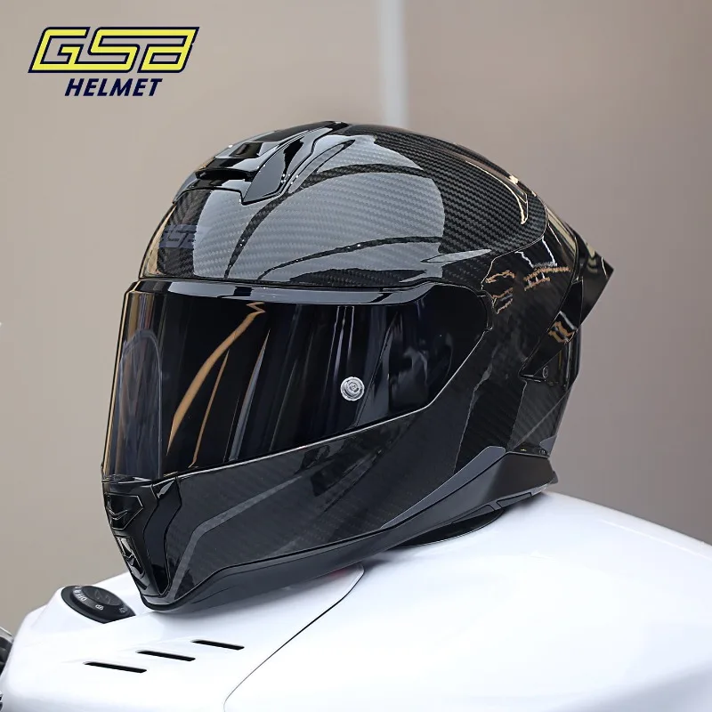 GSB S-365ProCarbon Fiber Full Face Motorcycle Helmet Racing Helmet Unisex for Men Women All Season Motorbike Riding Helmet
GSB S-365ProCarbon Fiber Full Face Motorcycle Helmet Racing Helmet Unisex for Men Women All Season Motorbike Riding Helmet