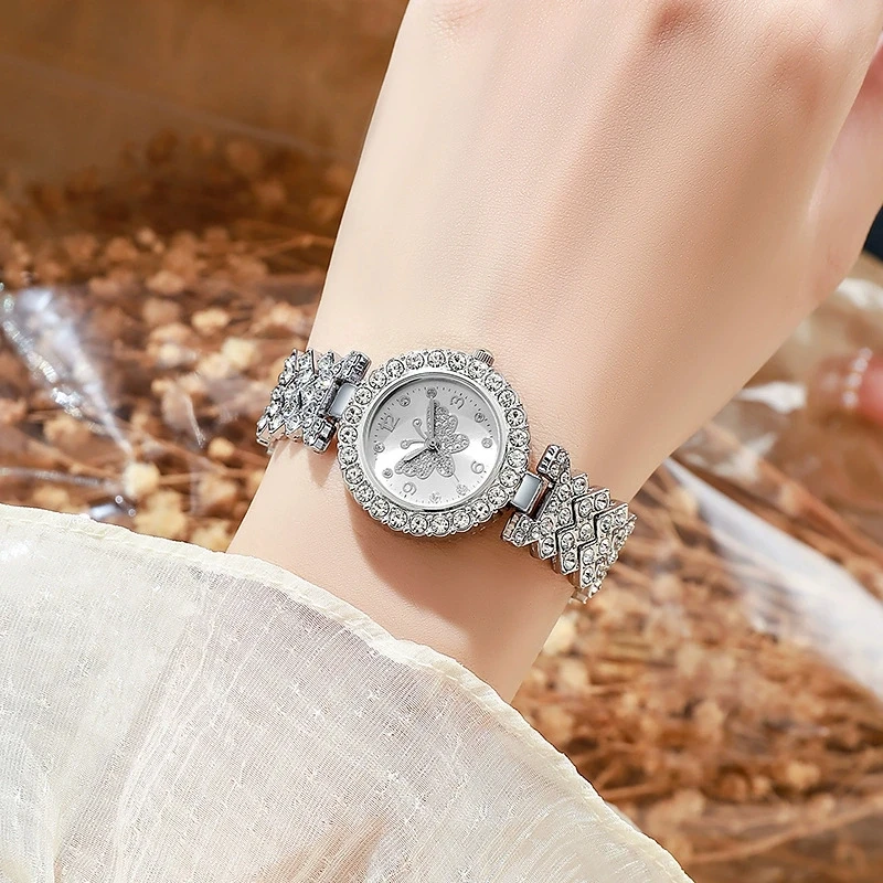 New Fashion Luxury Woman Crystal Watch Women Butterfly Stainless Steel Casual Quartz Watches Ladies Bracelet Watches Reloj Mujer
New Fashion Luxury Woman Crystal Watch Women Butterfly Stainless Steel Casual Quartz Watches Ladies Bracelet Watches Reloj Mujer