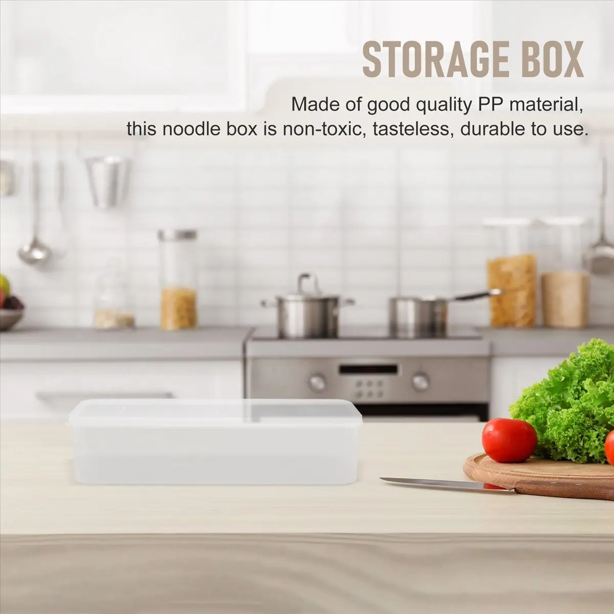 (A64E) Household Noodle Translucent Storage Box Airtight Spaghetti Box Kitchen Food Fruit Container
(A64E) Household Noodle Translucent Storage Box Airtight Spaghetti Box Kitchen Food Fruit Container