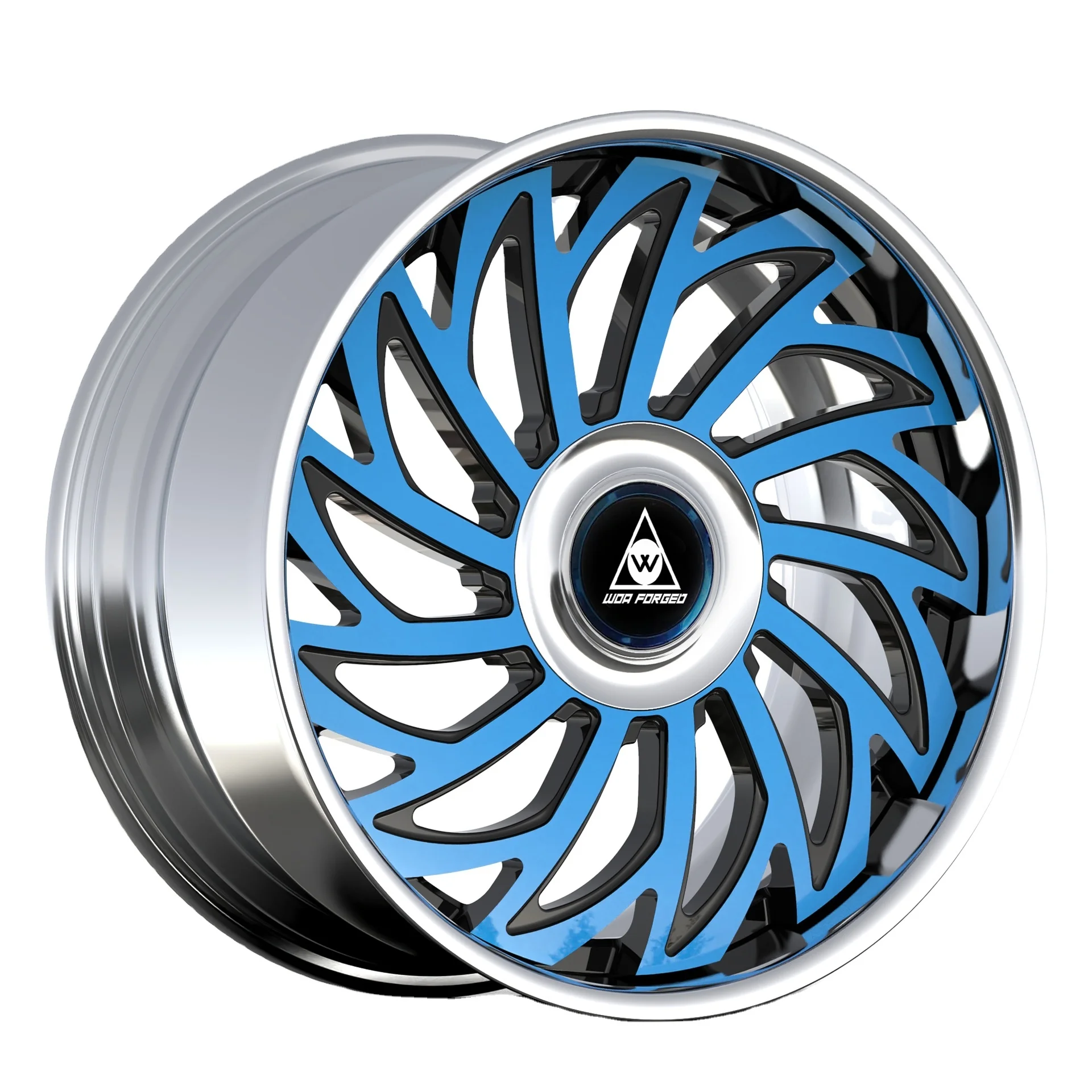 Blue Silver Mesh Design Deep Dish Wheels Structure Alloy Two - Piece Forged Rim Custom 18-22 Inch Aluminum Customized Rims
Blue Silver Mesh Design Deep Dish Wheels Structure Alloy Two - Piece Forged Rim Custom 18-22 Inch Aluminum Customized Rims