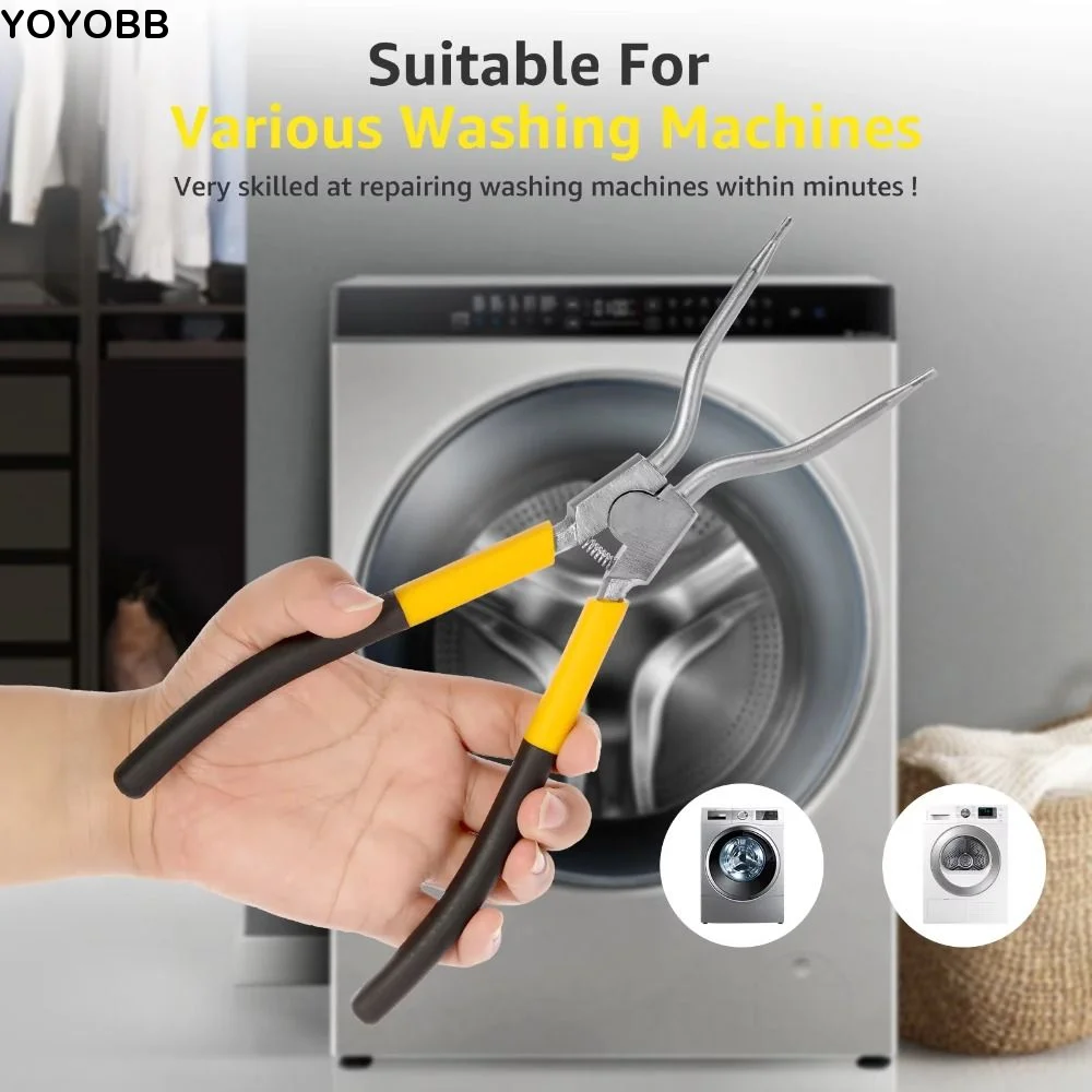 Upgrade Design Washer Spring Expansion Pliers Flexible Carbon Steel Washing Machine Spring Pliers Anti-deformation Light Weight
Upgrade Design Washer Spring Expansion Pliers Flexible Carbon Steel Washing Machine Spring Pliers Anti-deformation Light Weight
