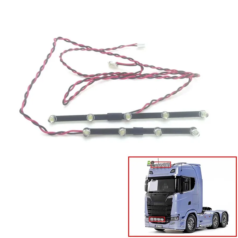 Spotlights LED Lamp Roof Light Spare Parts for 1/14 RC Tractor Truck 56348 Car Model DIY Toys Trucks TH23017
Spotlights LED Lamp Roof Light Spare Parts for 1/14 RC Tractor Truck 56348 Car Model DIY Toys Trucks TH23017