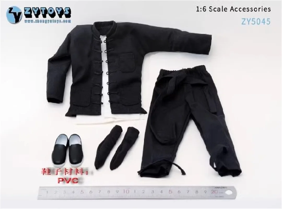 ZYTOYS ZY5045 1/6 Male Soldier Kung Fu Donnie Yen Black Long Sleeve Tang Suit Clothes Model Fit 12'' Action Figure Body In Stock
ZYTOYS ZY5045 1/6 Male Soldier Kung Fu Donnie Yen Black Long Sleeve Tang Suit Clothes Model Fit 12'' Action Figure Body In Stock